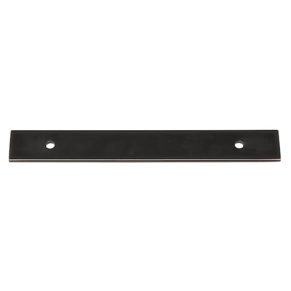 Gliderite Hardware 7-1/4 in. Oil Rubbed Bronze Squared Back Plate 5-1/16 in. Center to Center - 7342-128-ORB 7342-128-ORB-1 - main